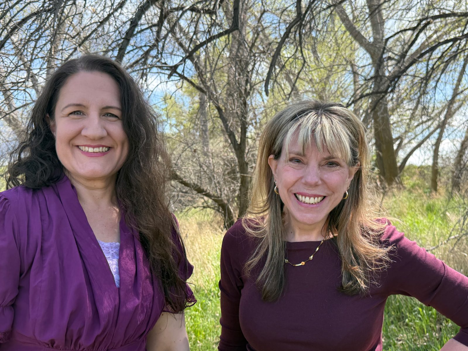 Dr. Susannah Pipkin and Dr. Annie Bryner standing together outdoors